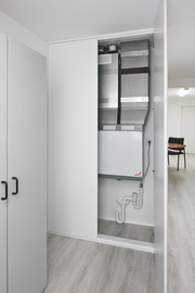 Reference Zehnder ComfoAir 180 Comfortable indoor ventilation Front view