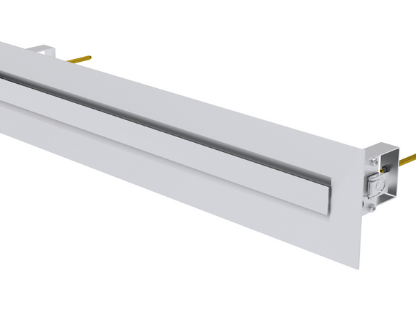 Rendering Zehnder ComfoGrid Bilamina Comfortable indoor ventilation Front view