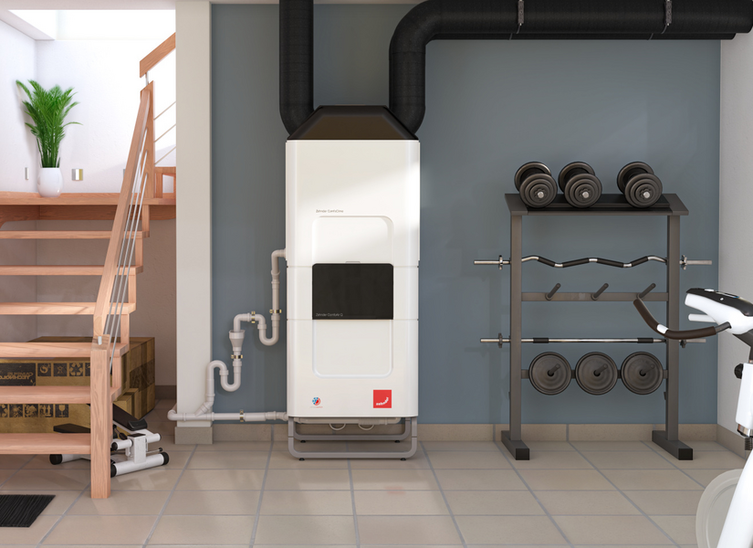 Rendering Zehnder ComfoClime 36 Comfortable indoor ventilation Front view