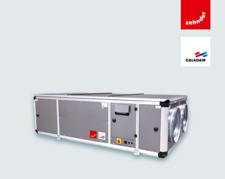 Cut-Out Zehnder Carma Comfortable indoor ventilation Angled view