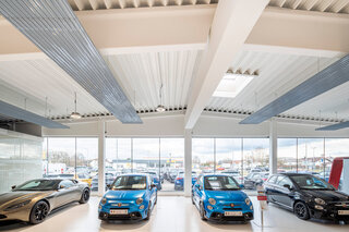 Zehnder ZFP Zehnder ZFP, RHC, CP, Ceiling Panel, Zehnder, Reference, exhibition, salesroom, showroom, cars, Autoland, Pocking,bavaria