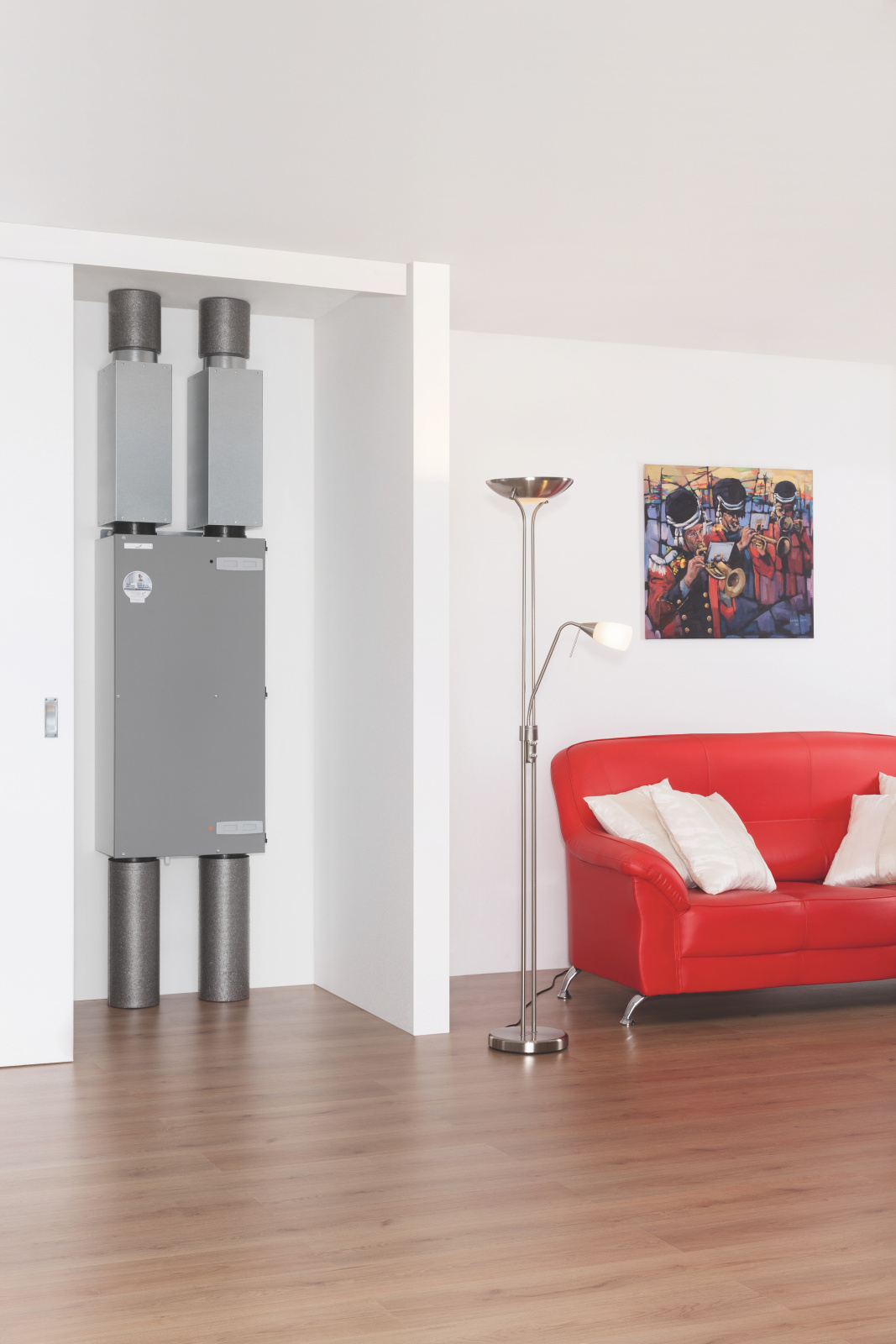 Rendering Zehnder ComfoAir 200 Comfortable indoor ventilation 