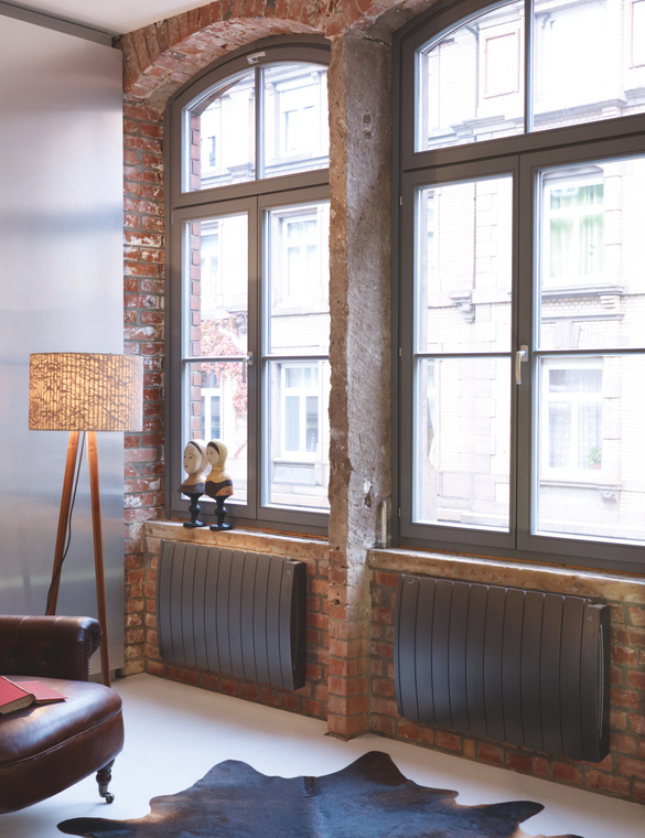 Rendering Farë Tech Decorative radiator Front view