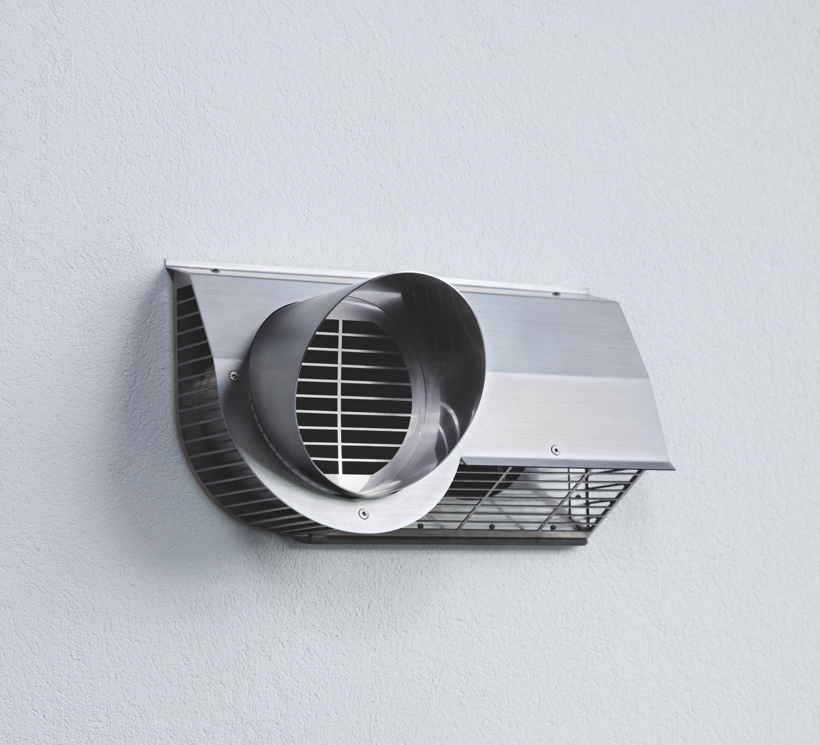 Rendering Zehnder ComfoEdge Combi-Outwall grill Comfortable indoor ventilation Front view