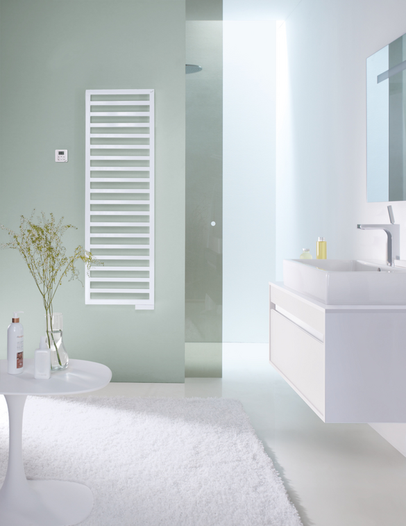 Rendering Zehnder Quaro Decorative radiator Front view