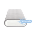 Cut-Out Zehnder ComfoTube flat 51 Comfortable indoor ventilation Front view