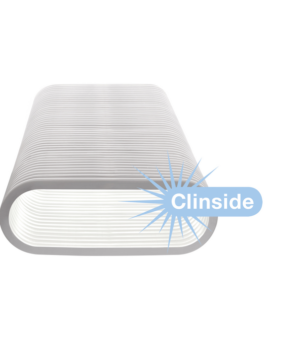 Cut-Out Zehnder ComfoTube flat 51 Comfortable indoor ventilation Front view