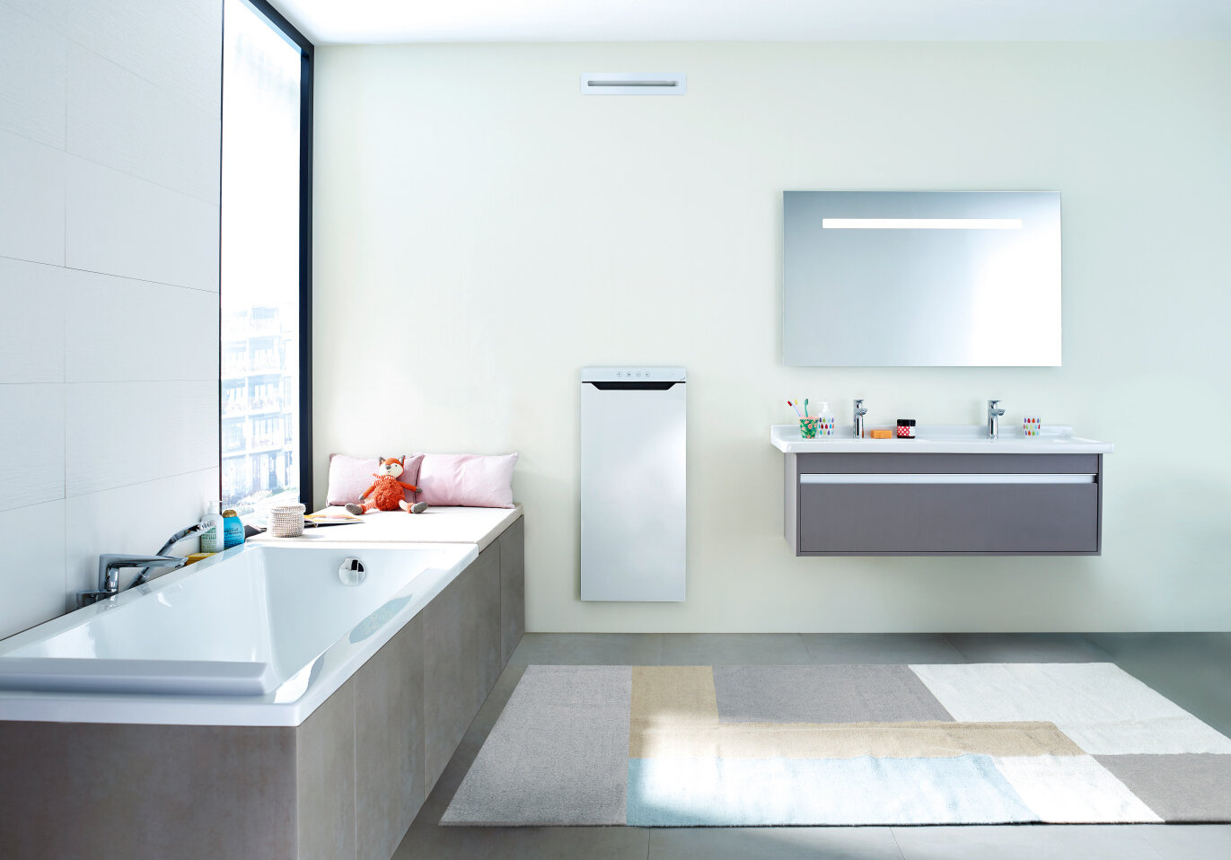Rendering Zehnder ComfoGrid CSB/P Linea Comfortable indoor ventilation