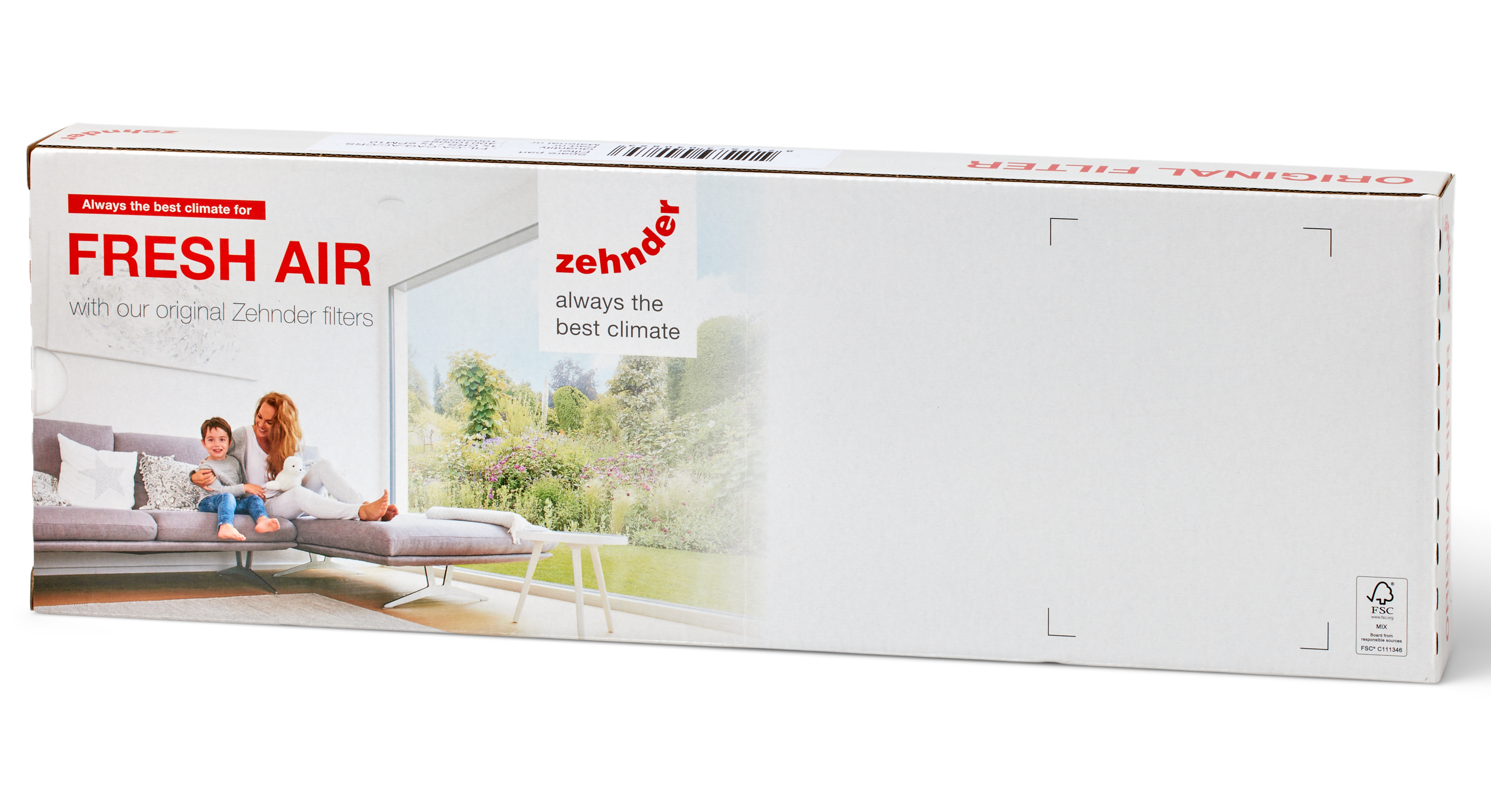 Zehnder_CSY_ComfoAir_1000746_doos 3d Cut-Out Zehnder ComfoAir Q350 TR Comfortable indoor ventilation Angled view
