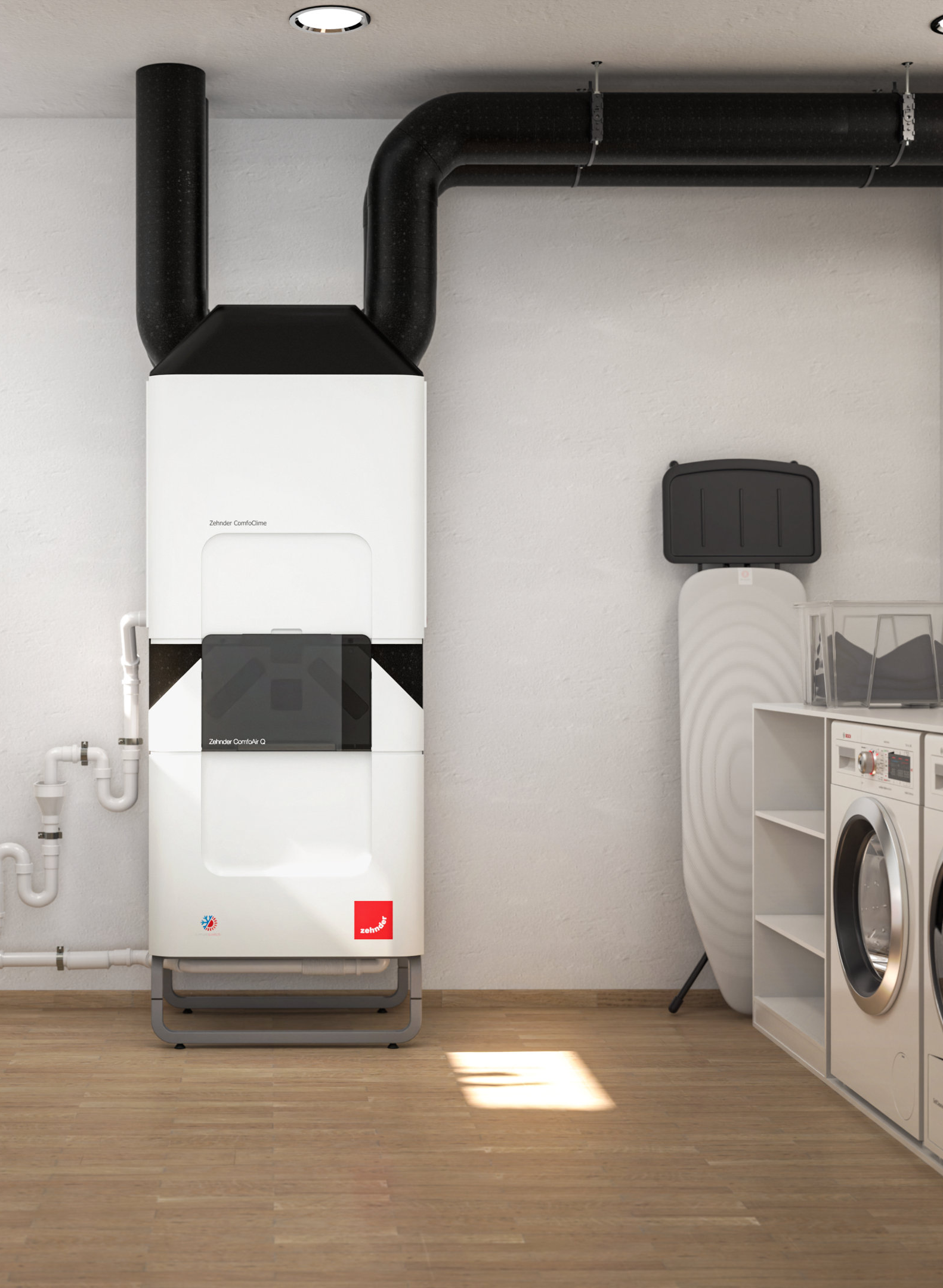 Zehnder_CSY_ComfoClime-ComfoAirQ-TR_basement_washingarea_Milieu