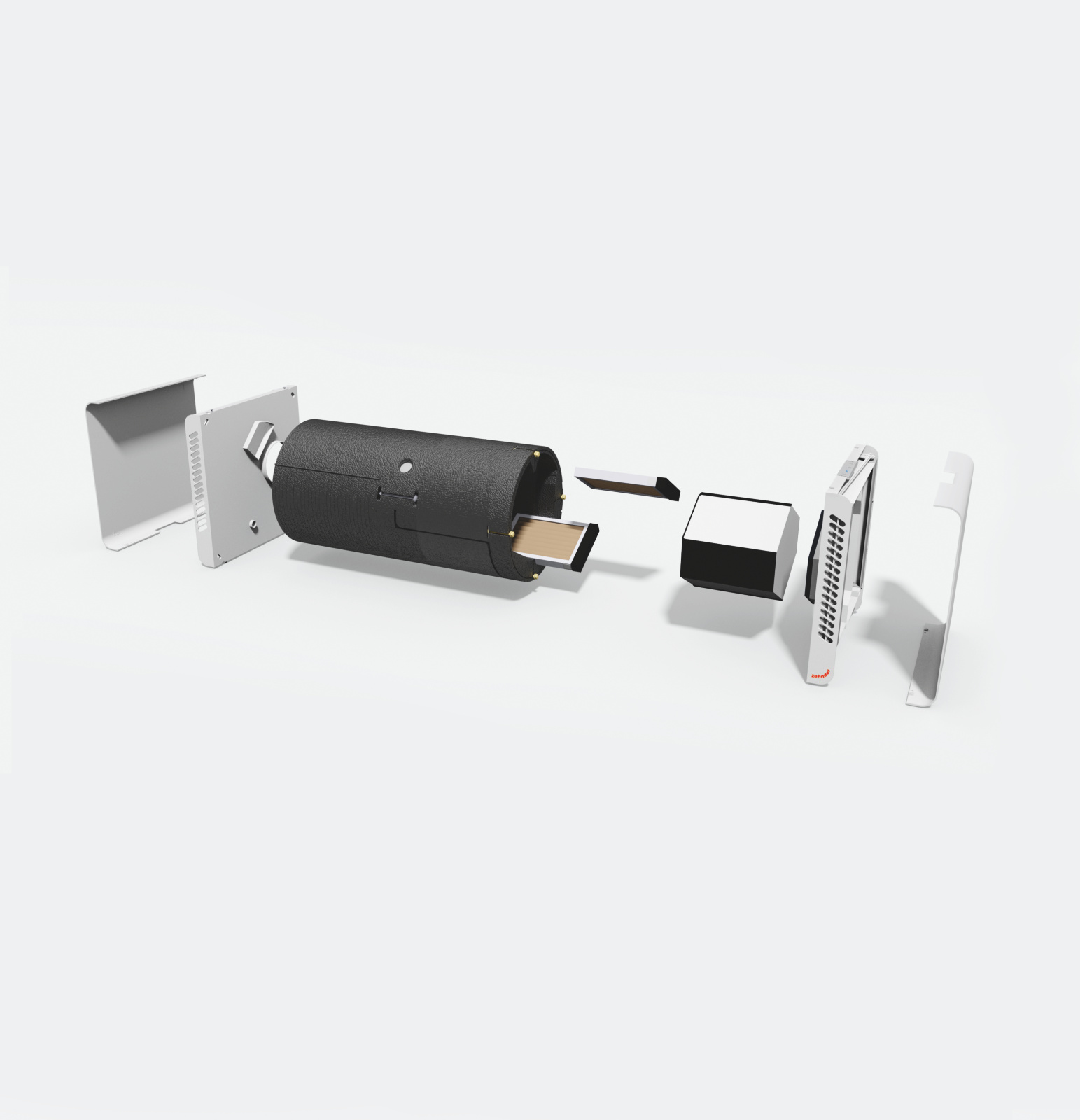 Cut-Out Zehnder ComfoSpot 50 Comfortable indoor ventilation Front view