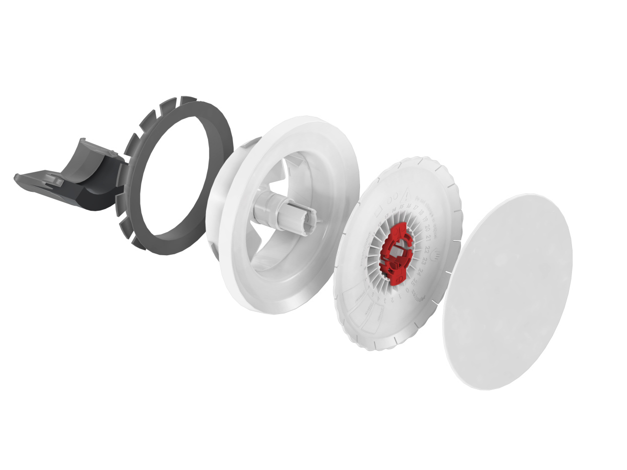 Zehnder_CSY_ComoValve_Luna_S_Exploded_Cutout_1 Cut-Out Zehnder ComfoValve Luna S125 Comfortable indoor ventilation