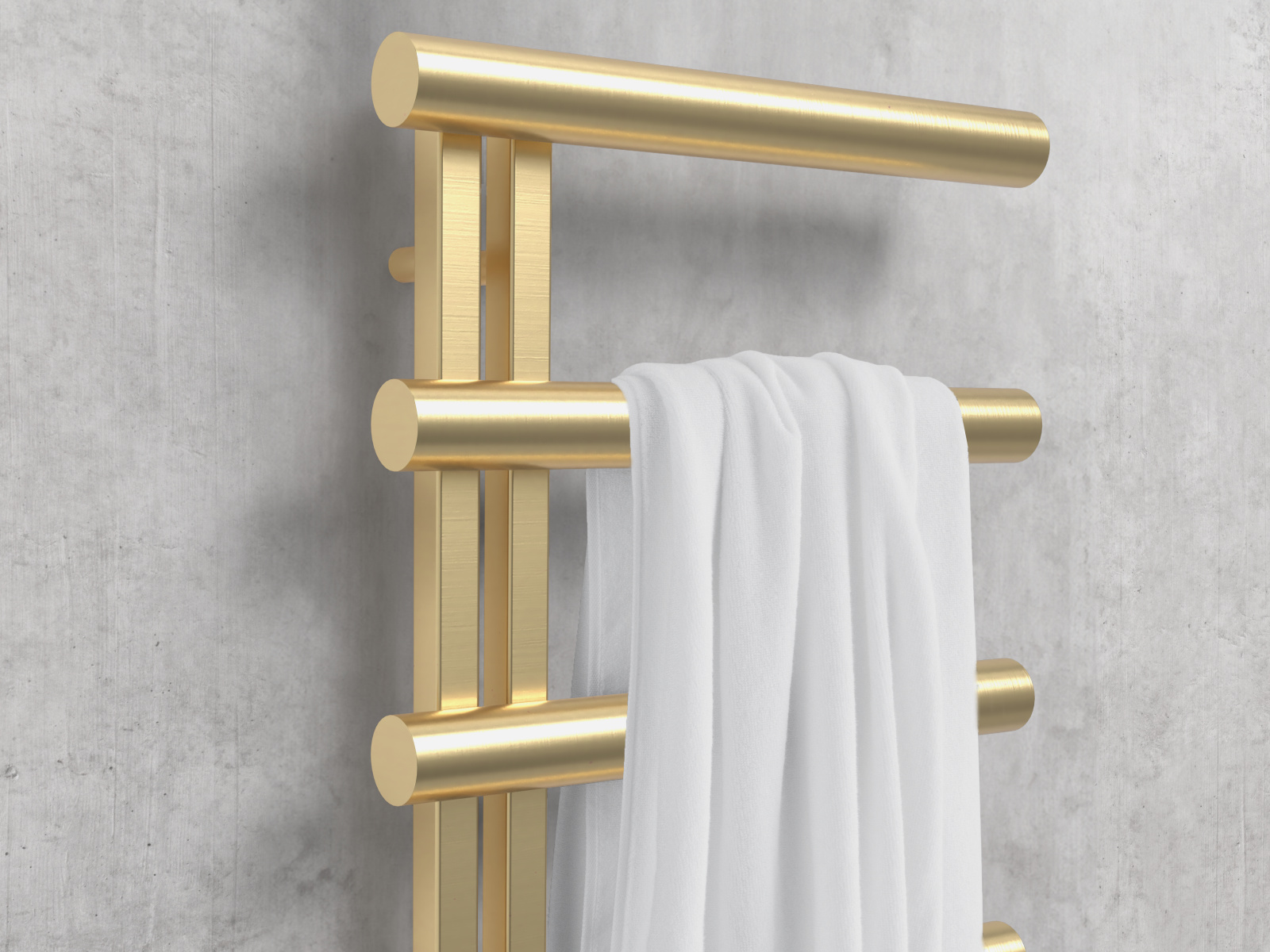 Zehnder Chime - kartáčovaná mosaz Zehnder Chime v povrchové úpravě kartáčovaná mosaz