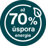 Úspora energie až 70%