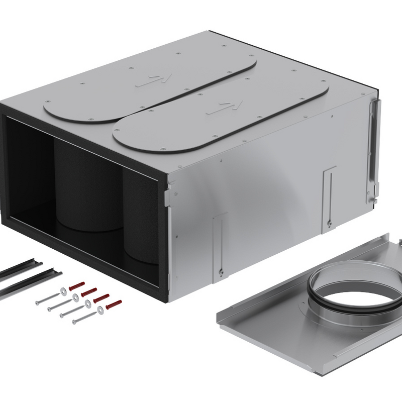 Rendering Zehnder ComfoWell Therm attenuator kit Comfortable indoor ventilation 