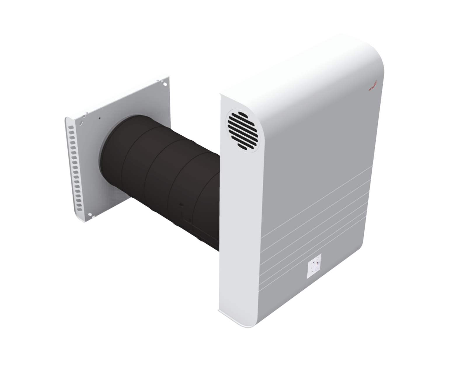 Cut-Out Zehnder ComfoAir 70 Comfortable indoor ventilation Side view