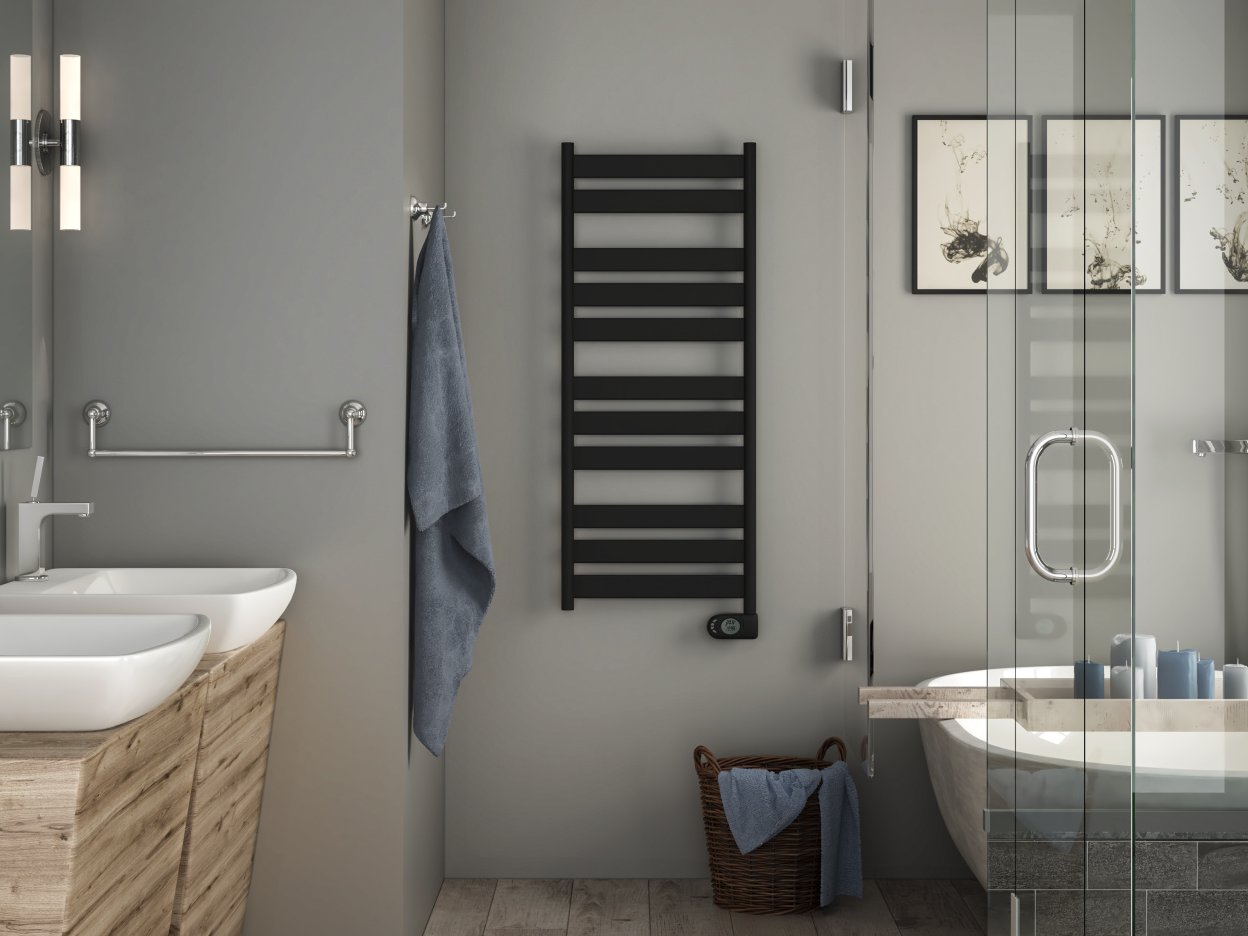 Rendering Zehnder Zeta Decorative radiator Front view