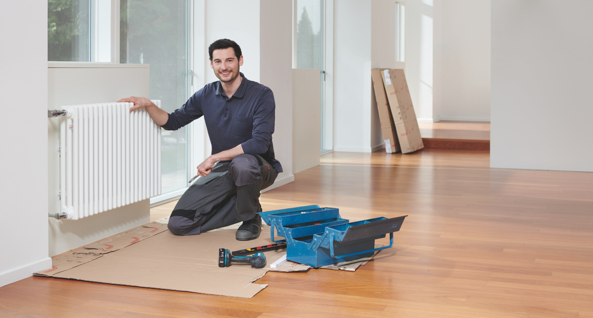 S radiátorem Zehnder Charleston vyřešíte každou stavební situaci Zehnder Charleston - ideální způsob instalace