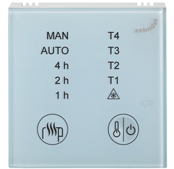 Zehnder_RAD_WIVAR II_control panel model 1_white Cut-Out Janda Bow Decorative radiator Front view
