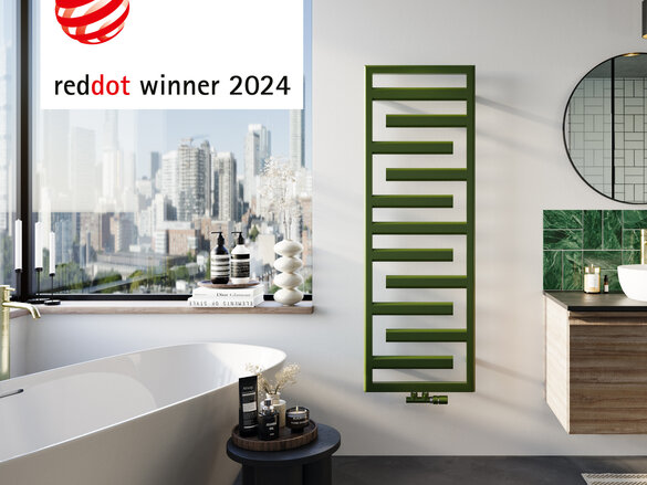 Rendering Zehnder Tetris Decorative radiator 