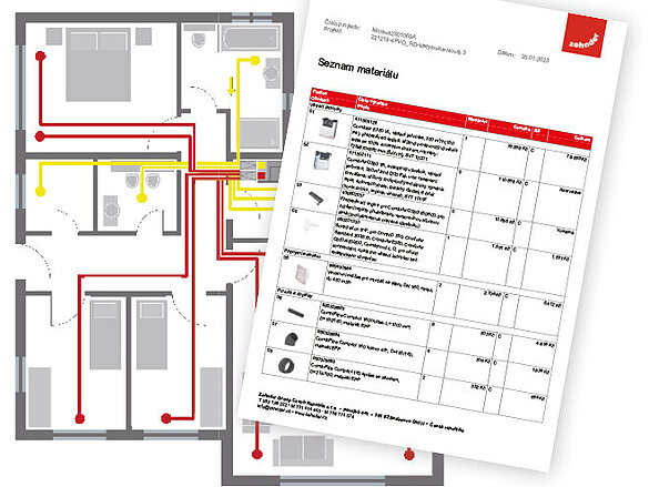 Návrh systému větrání Zehnder