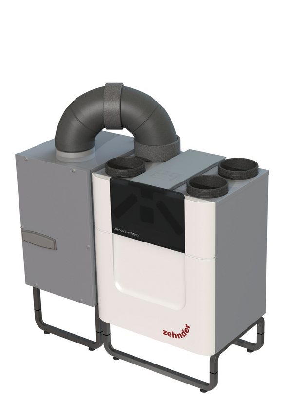 Cut-Out Comfortable indoor ventilation 3D view