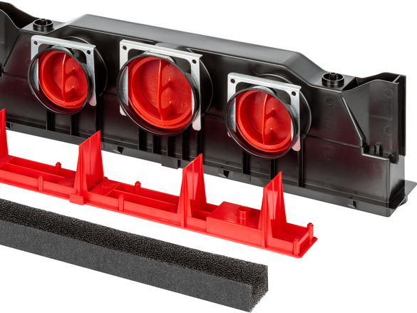 Cut-Out Zehnder ComfoCase CSB-P Comfortable indoor ventilation Front view