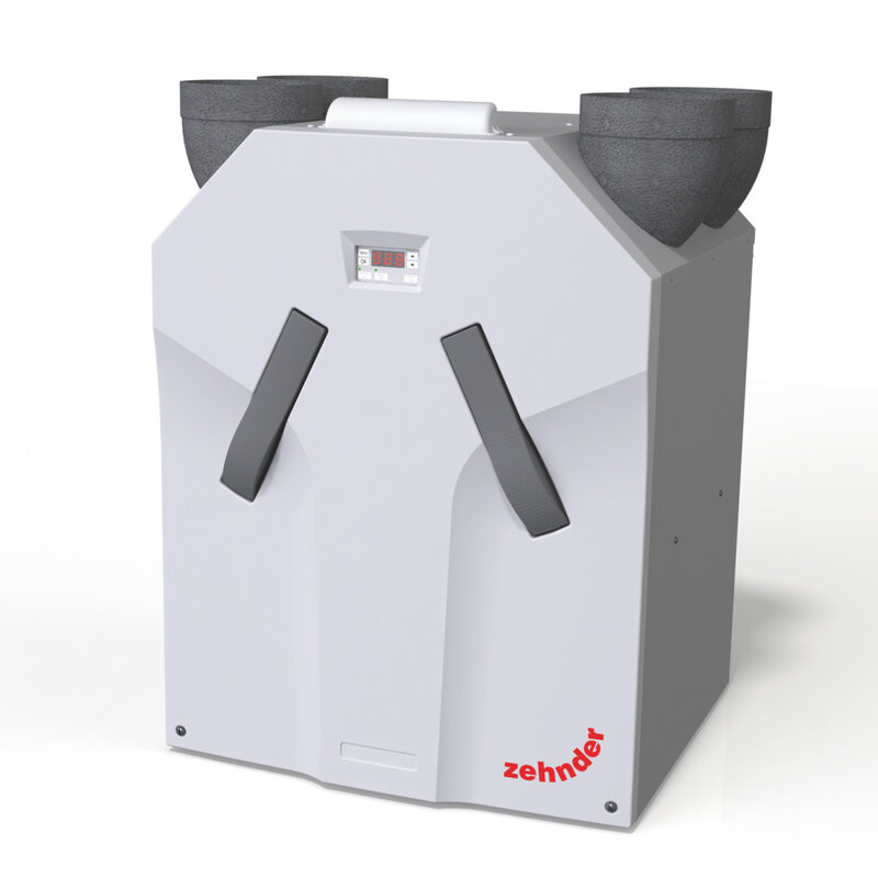 Cut-Out Zehnder ComfoAir Standard 375 Comfortable indoor ventilation Front view