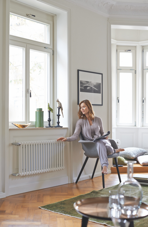 Zehnder Charleston v bílé barvě