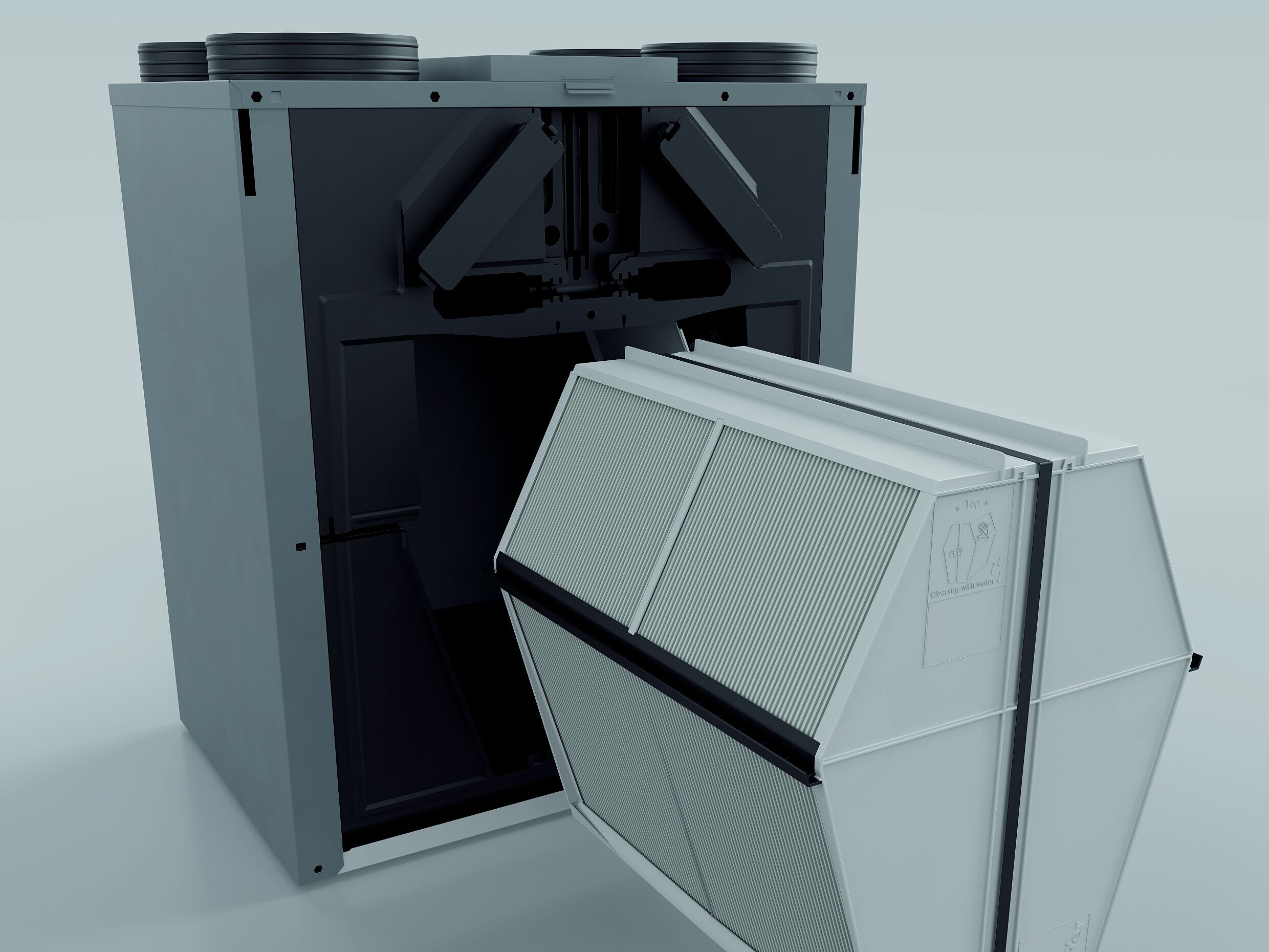 Entalpický výměník Zehnder pro jednotku ComfoAir Q Entalpický výměník komfortní větrací jednotky Zehnder ComfoAir Q