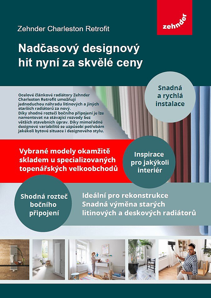 Akce: Charleston Retrofit za zvýhodněné ceny, str. 1