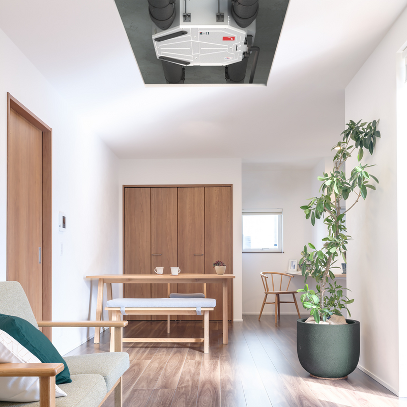 Stock Content Zehnder ComfoAir Flex 250 Comfortable indoor ventilation Front view