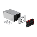 ComfoWell attenuator kit CW320, with end plate DN160 and mounting plate 6x90, RapidLock Connector