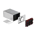 ComfoWell attenuator kit CW320, with end plate DN160 and mounting plate 6x90, RapidLock Connector