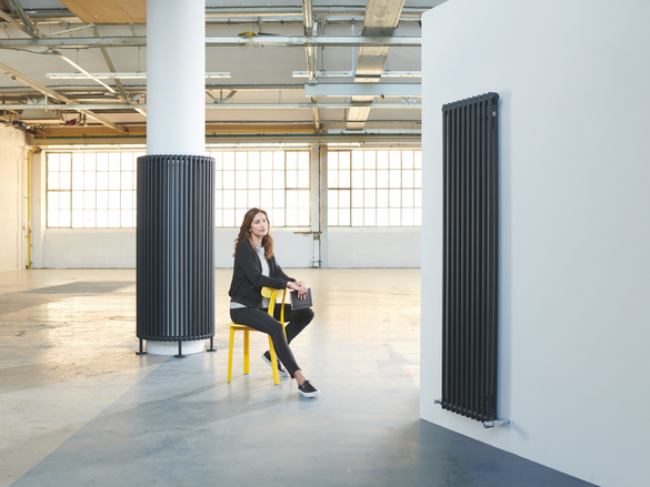  Zehnder Charleston Electric Decorative radiator Side view