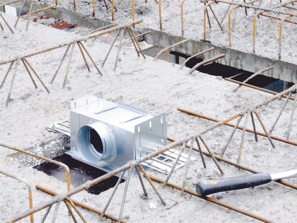 Reference CLD 125 Comfortable indoor ventilation 3D view