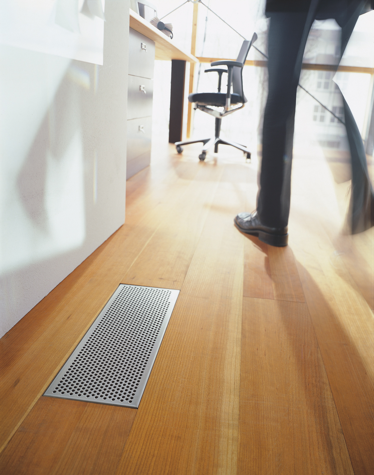 Rendering Zehnder ComfoGrid CLF Comfortable indoor ventilation Top view