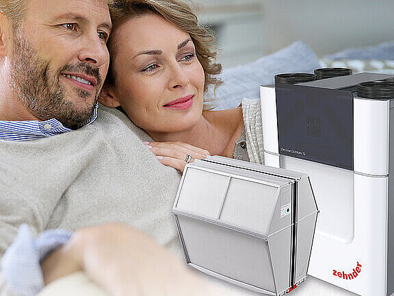 Optimalizace vlhkosti vzduchu s entalpickým výměníkem Zehnder.