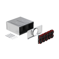 ComfoWell attenuator kit CW520, with end plate DN200 and mounting plate 10x90, RapidLock Connector