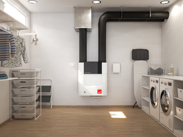 Rendering Zehnder Option Box V2 / V2 Lite Comfortable indoor ventilation 
