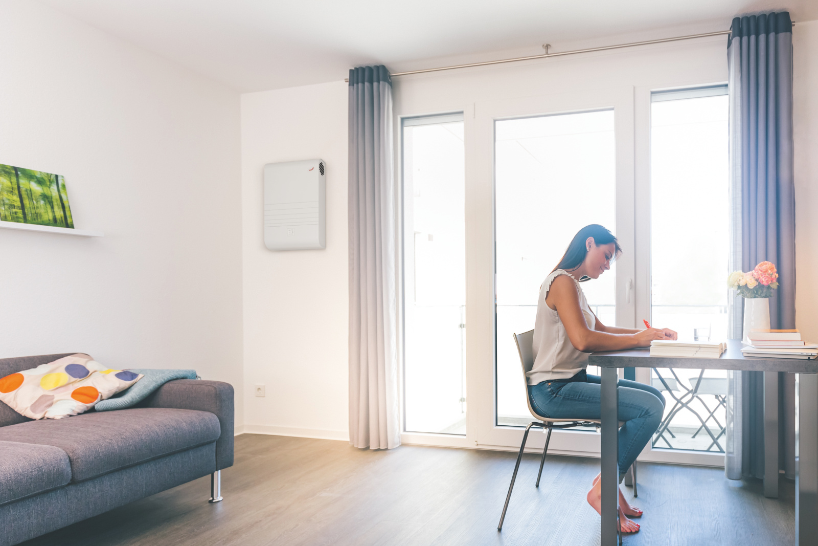 Rendering Zehnder ComfoAir 70 Comfortable indoor ventilation 