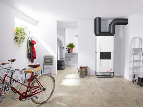Rendering Zehnder ComfoClime 36 Comfortable indoor ventilation Front view