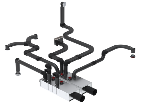 Rendering Zehnder ComfoClime Q Comfortable indoor ventilation Angled view
