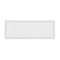 ComfoGrid Genua decorative grille, for CLD wide, 430 mm x 160 mm, stainless steel