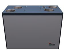 Cut-Out Zehnder Focus 250 Comfortable indoor ventilation Front view