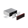 ComfoWell attenuator kit CW625, with end plate DN200 and mounting plate 12x90, RapidLock Connector
