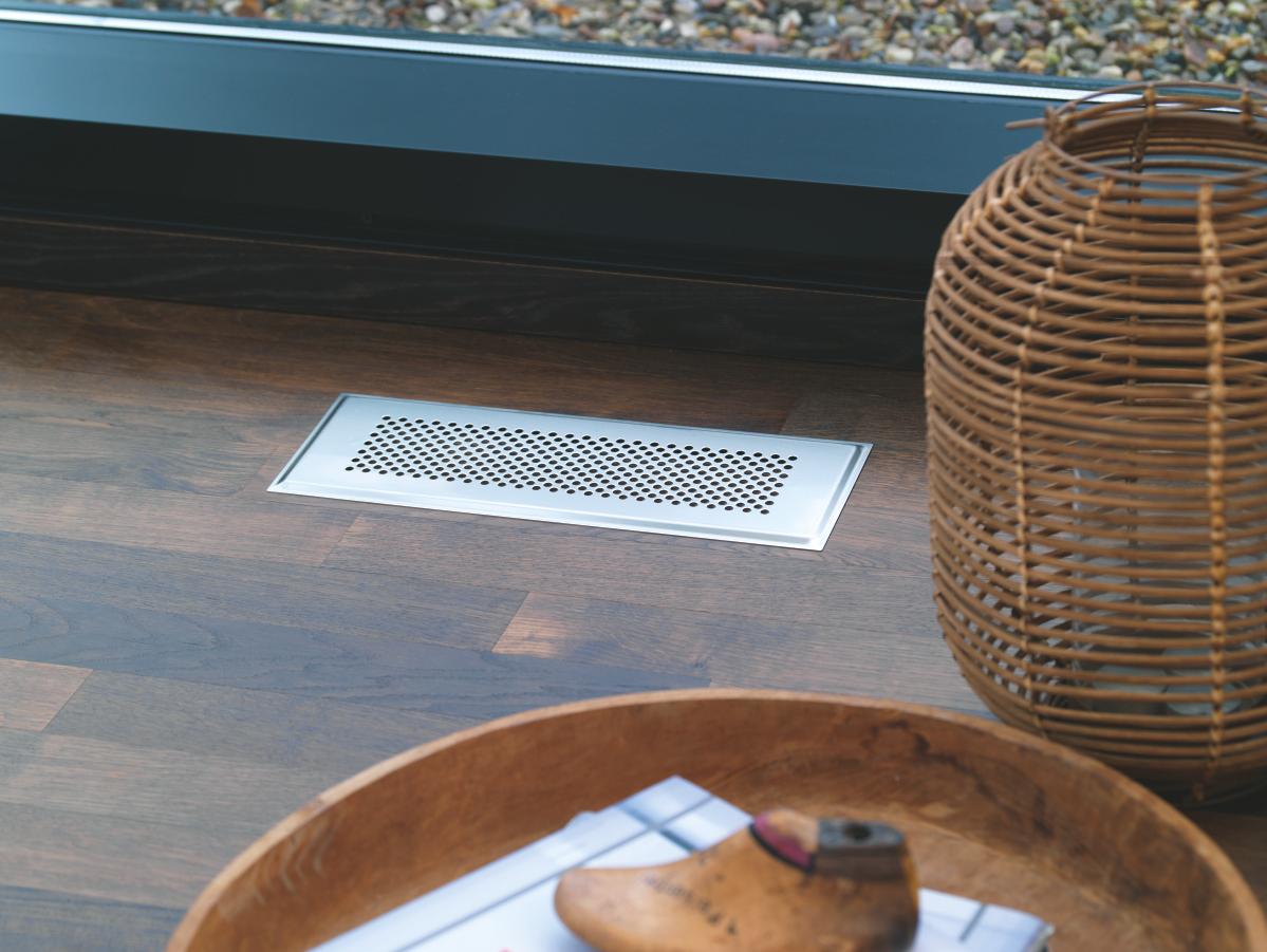 Zehnder_CSY_Design_grilles_Pisa_living_window Rendering Zehnder ComfoGrid CLF Comfortable indoor ventilation Top view