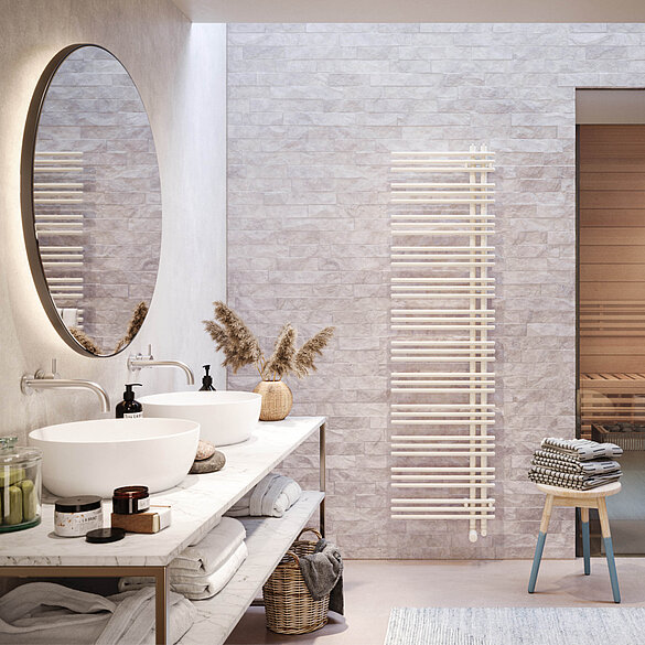 Badheizkörper Zehnder Yucca Asym