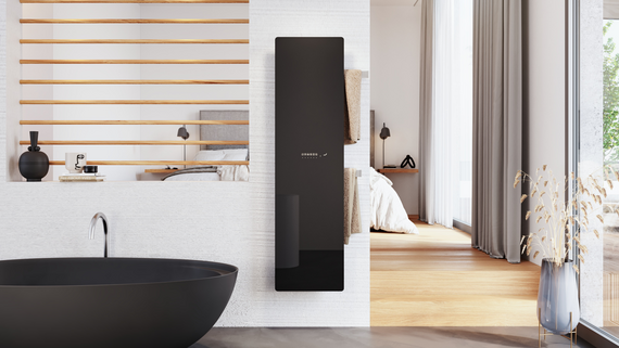 Rendering Deseo Verso Decorative radiator Front view