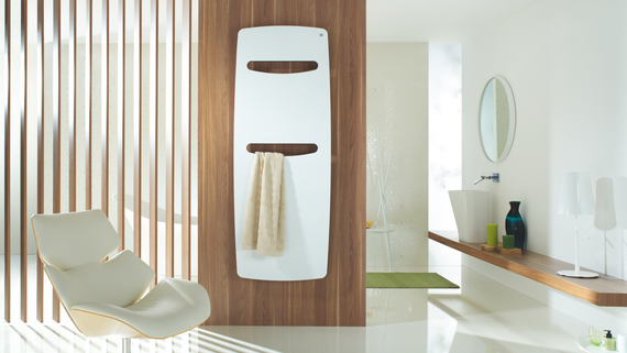 Zehnder Vitalo Spa Rendering Decorative radiator Front view